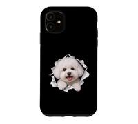 Bichon drôle Frise Regarder Mignon Chien Amant Maman Papa Coque pour iPhone 11