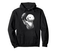 Bichon Frise American Football Sports Amoureux des Chiens Sweat à Capuche