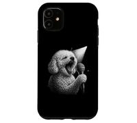 Bichon Frise chanteur chanteur amoureux des chiens Coque pour iPhone 11