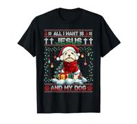 Bichon Frise Christmas Tree Decorations Dog Lover Xmas T-Shirt