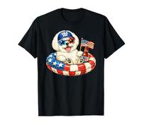 Bichon Frise Dog 2026 4 Juillet Drapeau américain Patriotique T-Shirt