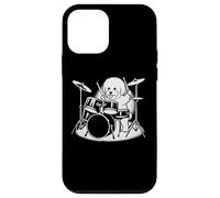 Bichon Frise Jouant de la Batterie Batteur Amoureux des Chiens Coque pour iPhone 12 Mini