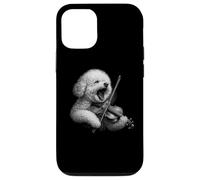 Bichon Frise jouant du violon Violoniste Amoureux des chiens Coque pour iPhone 12/12 Pro