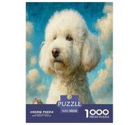 Bichon Frisé Puzzle 1000 Pièces Educa Jouet en Bois Divertissement Créatif De l'art De La Décoration Jeu ÉduChatif Challenge Toy Adultes & Enfants des 14 Ans 38x26cm/1000pcs