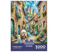 Bichon Frisé Puzzle 1000 Pièces Educa Jouet en Bois Divertissement Créatif Décoration Intérieure Jeu Éduchatif Challenge Toy Adultes & Enfants des 14 Ans 38x26cm/1000pcs