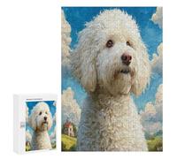 Bichon Frise Puzzle 300 Pièces Challenge Difficile Niedliche Tiere Haustiere Jouet Qualité Supérieure pour Adultes Et Enfants Relaxation & Art Famille Décoration 300 PCS