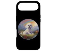 Bichon Frise Rainbow Bridge Peinture commémorative colorée pour Chien Coque pour iPhone Air
