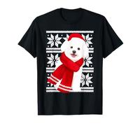 Bichon Frise Ugly Christmas Holiday Amoureux des Chiens T-Shirt