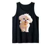 Bichon Maltais Petit Chien Bichon Maltais Amour Mignon Débardeur