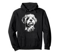Bichon Maltais Petit Chien Bichon Maltais Amour Mignon Sweat à Capuche