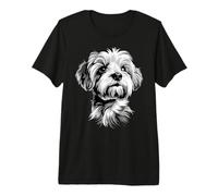 Bichon Maltais Petit Chien Bichon Maltais Amour Mignon T-Shirt Haut de Gamme