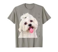 Bichon maltais pour chien, maman, papa, chiot, bichon frisé, malte T-Shirt
