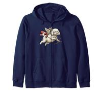 Bichon Volant en Forme de cœur pour la Saint-Valentin Sweat à Capuche