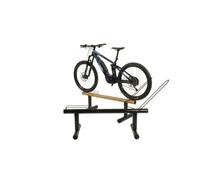 Bicisupport Présentoir de vélo Horizontal Noir Brillant