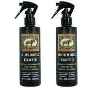 Bickmore Exotic Lot de 2 sprays pour cuir spécialement formulés pour nettoyer le vernis et protéger les cuirs exotiques et les peaux de reptiles 237 ml