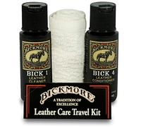 Bickmore Kit d'entretien de voyage pour chaussures et bottes en cuir - Réparation, polissage et brillance des articles en cuir en fuite, Kit de voyage, 13 Count (Pack of 1373)