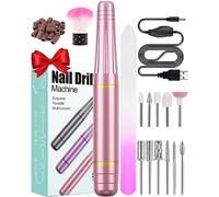 BICKON Ponceuse pour Ongles Professionnelle 12 en 1,Lime a Ongle électriques Silencieuse Sécurité,20000RPM Vitesse Réglable Kit de Manucure Pedicure,Puissante et Portable des Débutantes Salon,Maison