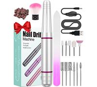 BICKON Ponceuse pour Ongles Professionnelle 12 en 1,Lime a Ongle électriques Silencieuse Sécurité,20000RPM Vitesse Réglable Kit de Manucure Pedicure,Puissante et Portable des Débutantes Salon,Maison