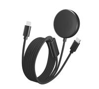 Bicmice Chargeur pour Samsung Galaxy Watch 7/Ultra/FE/6/6 Classic/5 Pro/4 Classic/3/Active 2/Active 2 en 1 en nylon tressé USB C vers USB C pour Galaxy Watch, téléphone, tablette, écouteurs, etc.