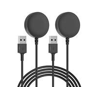 Bicmice Lot de 2 chargeurs pour Samsung Galaxy Watch Ultra/FE/7 6/6 Classic/5 Pro/5/4/4 Classic/3/Active 2/Active 100 cm USB magnétique sans fil