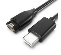 Bicmice USB Type C Ladekabel 1M für Garmin Uhr Fenix 5 5S 5X Plus 6 6S 6X Pro 7 7S 7X/Vivoactive 3 4 4S/Forerunner 45 235 245 935 945/Instinct/Approach S40 S60 S62/Vivomove/Venu Sq Ladegerät Kabel…