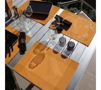 BICOLOR Set de table 100% polyester enduit 35x50 Tournesol SUD ETOFFE