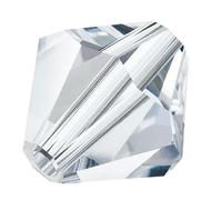 Bicone PRECIOSA MC Lot de 24 perles Rondelle Xilion 5,7 x 6 mm Crystal (Bicone Preciosa MC Bead Rondelle Xilion transparent)
