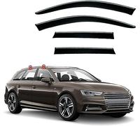 BICUP Deflecteur Vitre Voiture pour Audi A4 Wagon MK5-B9 2016-2020 2021 2022 2023, Lot de 4 Déflecteurs de Vent et de Pluie, Pare-Pluie Pare-Soleil Déflecteurs Latéraux