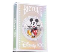 Bicycle ディズニー 限定版 100周年記念トランプ ホログラフィックホイル 20以上の象徴的なディズニーキャラクター, 10040761, シルバー