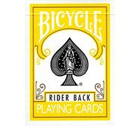 Bicycle 1 Jeu de Cartes à Jouer Jaune Rider Back (Jaune) édition Standard