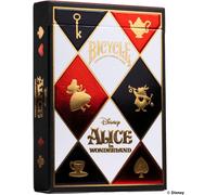 Bicycle Alice Au Pays Des Merveilles - Jeu De 54 Cartes À Jouer - Jeu Emblématique - Magie / Carte Magie, Noir[Z1516]