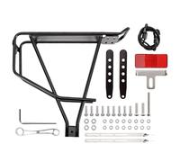 Bicycle Back Carrier Rack De Cargaison Arrière, Cadre Rangement Tournée Étagère D'équipement Utilitaire, Support D'expédition, Transport Bagages, Pack Tours Vélo pour Les Pilotes Voyage