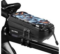 Bicycle Bag For Phone Under 6.8 Inches,Durable Bicycle Handlebar Bag,Waterproof Bicycle Phone Holder Accessible Touch,Bicycle Phone Holder With Quick Disassembly,Bicycle Accessory For