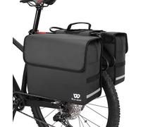 Bicycle Bag,Three-Dimensional Bicycle Bag For Pannier Racks,Large Rear Pannier Bag With Waterproof Protection,Panniers For Mountain Bike Ebikes,B-Black,Large,Travel Bags