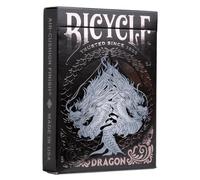Bicycle Cards – Jeu de cartes Black Dragon – 54 cartes – Cartes de poker premium