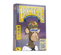 Bicycle Bored Ape - Jeu de 54 Cartes à Jouer - Collection Ultimates - Magie/Carte Magie, Silver