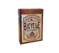 Bicycle BOURBON - Jeu de 56 cartes toilées plastifiées - format poker - 2 index standards