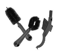 Bicycle Brush Kit - Cycling Tire Scrubber | Chain Cleaner Brush | 3Pcs Ideal Cleaning Tools For Mountain Road, Gravel Bikes, Home Garage Maintenance Bike Set With Gear And Sponges