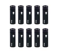 Bicycle Cable Caps - 10 Pieces Bicycle Cables Ends Crimps, Brake Shifter End Covers, Aluminum Cables End Caps Prevent | Fraying Improve Cabling Lifespan Performance Workshop Home Use