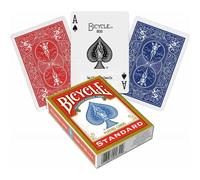 Bicycle | Cartes à jouer standard - Rouge - 65x92 mm - Cartes de poker - Jeu de cartes