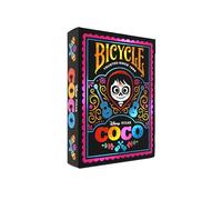 Cartamundi - Jeu de 56 cartes Bicycle Disney Coco - finition Air-Cushion - Multicolore