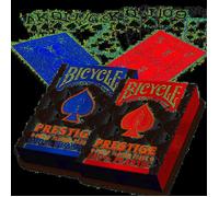 Bicycle F44100 - Prestige - Jeu de Cartes 7 ans to 99 ans Professionnel en Plastique - Coloris aléatoire