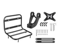 Bicycle Front Fork Rack - 15KG Capacity - Quick Release Bike Cargo Carrier | Aluminium Alloy 21x22.8x17cm 690g + Quick Release + Lightweight Front Fork Luggage Carrier For Mountain Bikes + Commute