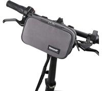 Bicycle Front Pannier Bag Bicycle Handlebar Bag With Rain Cover,Multifunctional Shoulder Bag,Handbags,For Road Bike,Mountain Bike,Travel Bike (Grey)