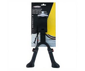 Bicycle Gear Béquille centrale double pour vélos à longueur réglable 61 à 71 cm - Noir