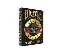 Bicycle - Guns N’ Roses - Jeu de 54 Cartes à Jouer, Argent (Silver)