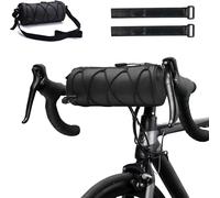 Bicycle Handlebar Bag,2.4l Frame Bike Bag,Front Electric Bike Bag,Waterproof Bicycle Carrier Bag,Sports Shoulder Bag With Adjustable Shoulder Strap For Road Bike,Mountain Bike (Black)