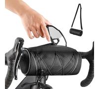 Bicycle Handlebar Bag 2l Bicycle Frame Bag With Reflective Strap Multifunctional For Bike Mountain Road Bike Black