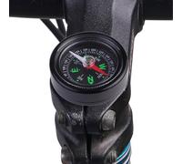 Bicycle Handlebar Compass - Professional Waterproof Navigational Tool for Mountain Biking, Motorcycle & ATV Adventures | High Visibility Luminous, 360° Swivel Mount for Easy Reading