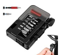 Bicycle Hex Ratchet Wrench - Portable Riding Maintenance Toolkit | High-Torque Reversible Drive with Magnetic Bit Socket & Chrome Vanadium Finish for Road, and Repair